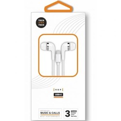 слушалки,слушалки,tech,one,tech,eartech,tec1304,earphones,white,(white)