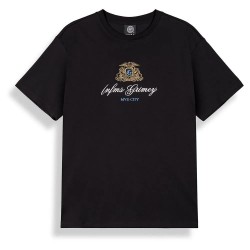 тениска,мъжки,тениски,дамски,тениски,grimey,chief,watcher,mud,city,regular,short,sleeve,t,shirt,black,(black)