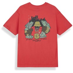 Тениска Grimey The Character short sleeve T-shirt - Red (Red) тениска,мъжки,тениски,дамски,тениски,grimey,the,character,short,sleeve,t,shirt,red,(red)