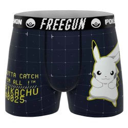 боксерки,мъжко,бельо,freegun,pokémon,pikachu,boxers,blue,(blue,white)