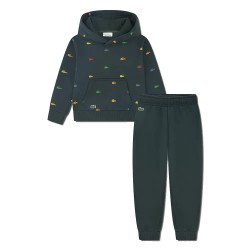 Lacoste kids Allover Croc Po set - Green (Sinople) детски,екипи,детски,облекла,за,момчета,lacoste,kids,allover,croc,po,set,green,(sinople)