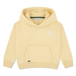 Детски суичър Lacoste kids Back Graphic Po hoodie - Yellow (Sesame) детски,суичър,детски,блузи,lacoste,kids,back,graphic,po,hoodie,yellow,(sesame)