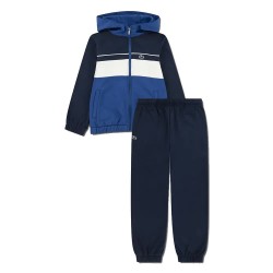 Lacoste kids Front Stripe set - Blue (French Blue) детски,екипи,детски,облекла,за,момчета,lacoste,kids,front,stripe,set,blue,(french,blue)
