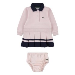 Детска рокля Lacoste kids Mon Premier Ft dress - Pink (Nidus) детска,рокля,дамски,поли,и,рокли,lacoste,kids,mon,premier,ft,dress,pink,(nidus)