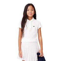 Lacoste kids Petite short sleeve polo - White (White) детски,блузи,с,яка,lacoste,kids,petite,short,sleeve,polo,white,(white)