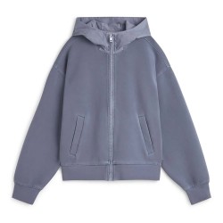 блуза,дамски,блузи,ecoalf,arica,full,zip,sweatshirt,blue,(blue,grey)
