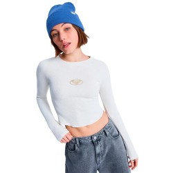 Фланелка с дълъг ръкав Roxy Basecamp long sleeve top - White (Coconut Milk) фланелка,с,дълъг,ръкав,дамски,топове,roxy,basecamp,long,sleeve,top,white,(coconut,milk)