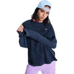 Фланелка с къс ръкав Roxy Eastside Midweight short sleeve top - Blue (Anthracite) фланелка,с,къс,ръкав,дамски,топове,roxy,eastside,midweight,short,sleeve,top,blue,(anthracite)