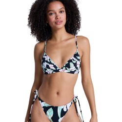 Roxy Essentials PT Fixed Triangle bikini top - Black (Anthracite Spring Charming Sma) дамски,бански,костюми,roxy,essentials,pt,fixed,triangle,bikini,top,black,(anthracite,spring,charming,sma)