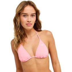 Roxy Essentials SD Tiki Triangle bikini top - Pink (Plumeria) дамски,бански,костюми,roxy,essentials,sd,tiki,triangle,bikini,top,pink,(plumeria)