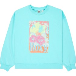 Блуза Roxy Lineup Terry Rg sweatshirt - Blue (Aqua Splash) блуза,детски,блузи,roxy,lineup,terry,rg,sweatshirt,blue,(aqua,splash)