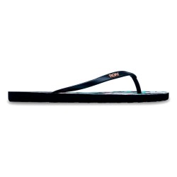 Джапанки Roxy New Viva Printed flip flops - Black (Black / White / Green) джапанки,мъжки,джапанки,и,чехли,дамски,сандали,и,чехли,roxy,new,viva,printed,flip,flops,black,(black,white,green)