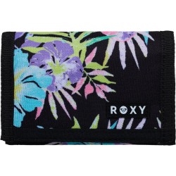 Roxy Small Beach woman wallet - Black (Anthracite Aquarella Active Rg) портфейли,и,портмонета,roxy,small,beach,woman,wallet,black,(anthracite,aquarella,active,rg)