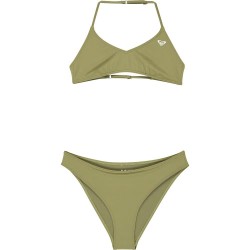 Roxy Solid Active Rg Triangle Bralette bikini - Green (Oil Green) детски,бански,костюми,roxy,solid,active,rg,triangle,bralette,bikini,green,(oil,green)