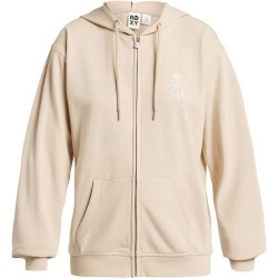 блуза,дамски,блузи,roxy,surf,stoked,full,zip,sweatshirt,beige,(pebble)