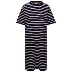 рокля,дамски,поли,и,рокли,trespass,elayna,short,sleeve,dress,blue,(navy,stripe)