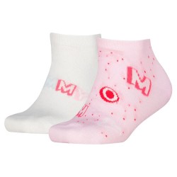 чорапи,детски,чорапи,tommy,hilfiger,aop,letters,sneaker,socks,2,pairs,white,pink,(pink)