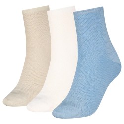 чорапи,дамски,чорапи,tommy,hilfiger,gifting,short,socks,3,pairs,multicolor,(blue,white,sand)