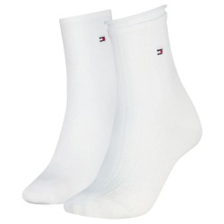 чорапи,дамски,чорапи,tommy,hilfiger,lurex,welt,short,socks,2,pairs,white,(white)