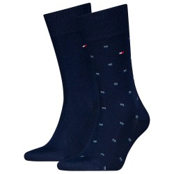 чорапи,мъжки,чорапи,tommy,hilfiger,micro,pattern,socks,2,pairs,blue,(navy)