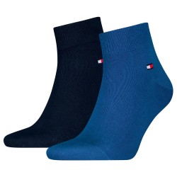 чорапи,мъжки,чорапи,tommy,hilfiger,quarter,socks,2,pairs,blue,(blue)