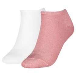 чорапи,дамски,чорапи,tommy,hilfiger,sneaker,socks,2,pairs,white,pink,(pink)