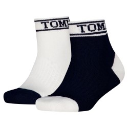 чорапи,детски,чорапи,tommy,hilfiger,sport,quarter,socks,2,pairs,white,black,(tommy,original)