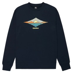 блуза,мъжки,пуловери,quiksilver,basic,graphic,sweatshirt,blue,(dark,navy)