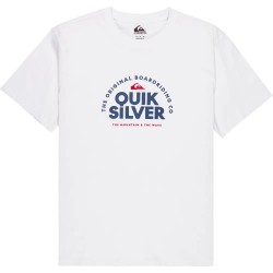 Тениска Quiksilver Fundamental Ride short sleeve T-shirt - White (White) тениска,мъжки,тениски,дамски,тениски,quiksilver,fundamental,ride,short,sleeve,t,shirt,white,(white)