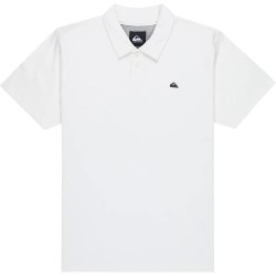 Quiksilver MW Pique short sleeve polo - White (Snow White) дамски,блузи,с,яка,мъжки,блузи,с,яка,quiksilver,mw,pique,short,sleeve,polo,white,(snow,white)