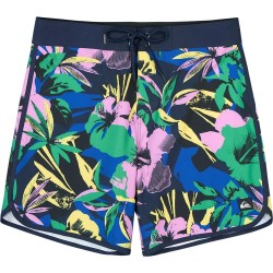 бански,гащета,мъжки,бански,костюми,quiksilver,surfsilk,scallop,18´´,swimming,shorts,blue,(dark,navy,interact,floral)