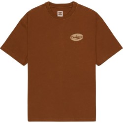 тениска,мъжки,тениски,дамски,тениски,dc,shoes,bike,emblem,short,sleeve,t,shirt,brown,(toffee)