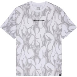 тениска,мъжки,тениски,дамски,тениски,dc,shoes,liquid,fuego,short,sleeve,t,shirt,white,(white)
