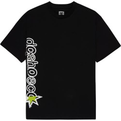 тениска,мъжки,тениски,дамски,тениски,dc,shoes,shock,side,short,sleeve,t,shirt,black,(black)