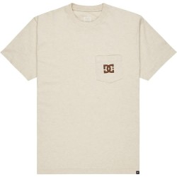 тениска,мъжки,тениски,дамски,тениски,dc,shoes,star,pocket,short,sleeve,t,shirt,beige,(oatmeal,heather)