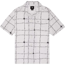 риза,с,къс,ръкав,дамски,ризи,мъжки,ризи,dc,shoes,wired,resort,short,sleeve,shirt,white,(white)