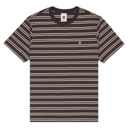 тениска,мъжки,тениски,дамски,тениски,element,crail,short,sleeve,t,shirt,brown,(washed,stripes,off,black)