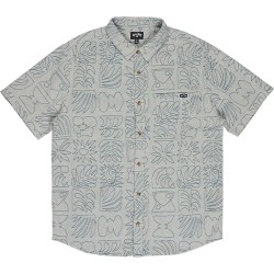 риза,с,къс,ръкав,дамски,ризи,мъжки,ризи,billabong,sundays,short,sleeve,shirt,grey,(chino)