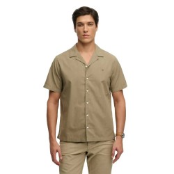 Риза с къс ръкав Superdry Cabana short sleeve shirt - Green (Light Khaki Green) риза,с,къс,ръкав,дамски,ризи,мъжки,ризи,superdry,cabana,short,sleeve,shirt,green,(light,khaki,green)