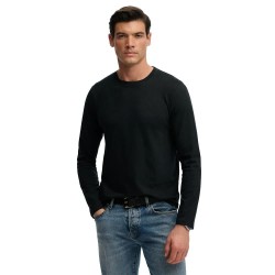 тениска,мъжки,тениски,дамски,тениски,superdry,classic,cotton,linen,long,sleeve,t,shirt,black,(jet,black)