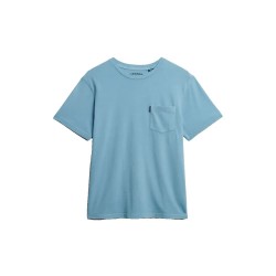 Тениска Superdry Classic Essential Pocket short sleeve T-shirt - Blue (Sunset Blue) тениска,мъжки,тениски,дамски,тениски,superdry,classic,essential,pocket,short,sleeve,t,shirt,blue,(sunset,blue)