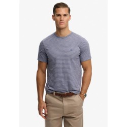 Тениска Superdry Classic Essential Stripe short sleeve T-shirt - Blue (Denim Blue Micro Stripe) тениска,мъжки,тениски,дамски,тениски,superdry,classic,essential,stripe,short,sleeve,t,shirt,blue,(denim,blue,micro,stripe)