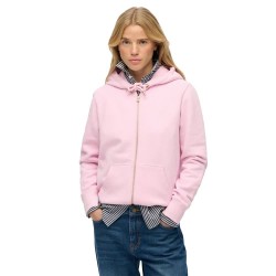 блуза,дамски,блузи,superdry,essential,logo,full,zip,sweatshirt,pink,(pink,lady)