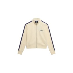 блуза,дамски,блузи,superdry,essential,logo,track,full,zip,sweatshirt,beige,(desert,bone,off,white)
