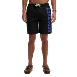 Бански гащета Superdry Logo 19 swimming shorts - Black (Black) бански,гащета,мъжки,бански,костюми,superdry,logo,19,swimming,shorts,black,(black)