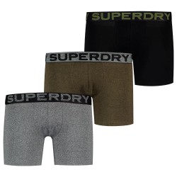 Боксерки Superdry M3110476A boxers 3 units - Multicolor (Black / Khaki / Grey) боксерки,мъжко,бельо,superdry,m3110476a,boxers,3,units,multicolor,(black,khaki,grey)