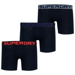 Боксерки Superdry M3110476A boxers 3 units - Black (Eclipse Navy / Red) боксерки,мъжко,бельо,superdry,m3110476a,boxers,3,units,black,(eclipse,navy,red)