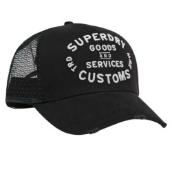 шапка,всички,шапки,superdry,mesh,trucker,cap,black,(black,black)