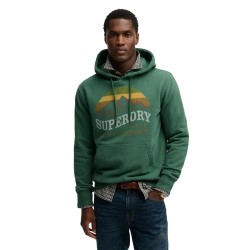 Суичър Superdry Outdoors Mountain Relaxed Fit hoodie - Green (Hunter Green) суичър,мъжки,пуловери,superdry,outdoors,mountain,relaxed,fit,hoodie,green,(hunter,green)
