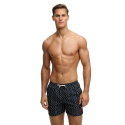 Бански гащета Superdry Premium Printed 15 swimming shorts - Black (Sashiko Eclipse Navy) бански,гащета,мъжки,бански,костюми,superdry,premium,printed,15,swimming,shorts,black,(sashiko,eclipse,navy)
